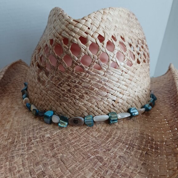 Charlie 1 Horse Women\'s Raffia Distressed Straw Cowgirl Hat main image 12